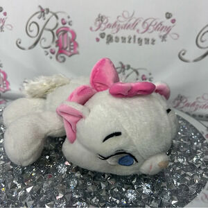 Marie Disney plush stuffed toy cat plushie stuffie  cute bow tie floppy style